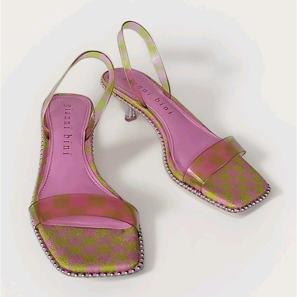 GIANNI BINI EMBELLISHED SANDALS SIZE 7.5 NEVER WORN